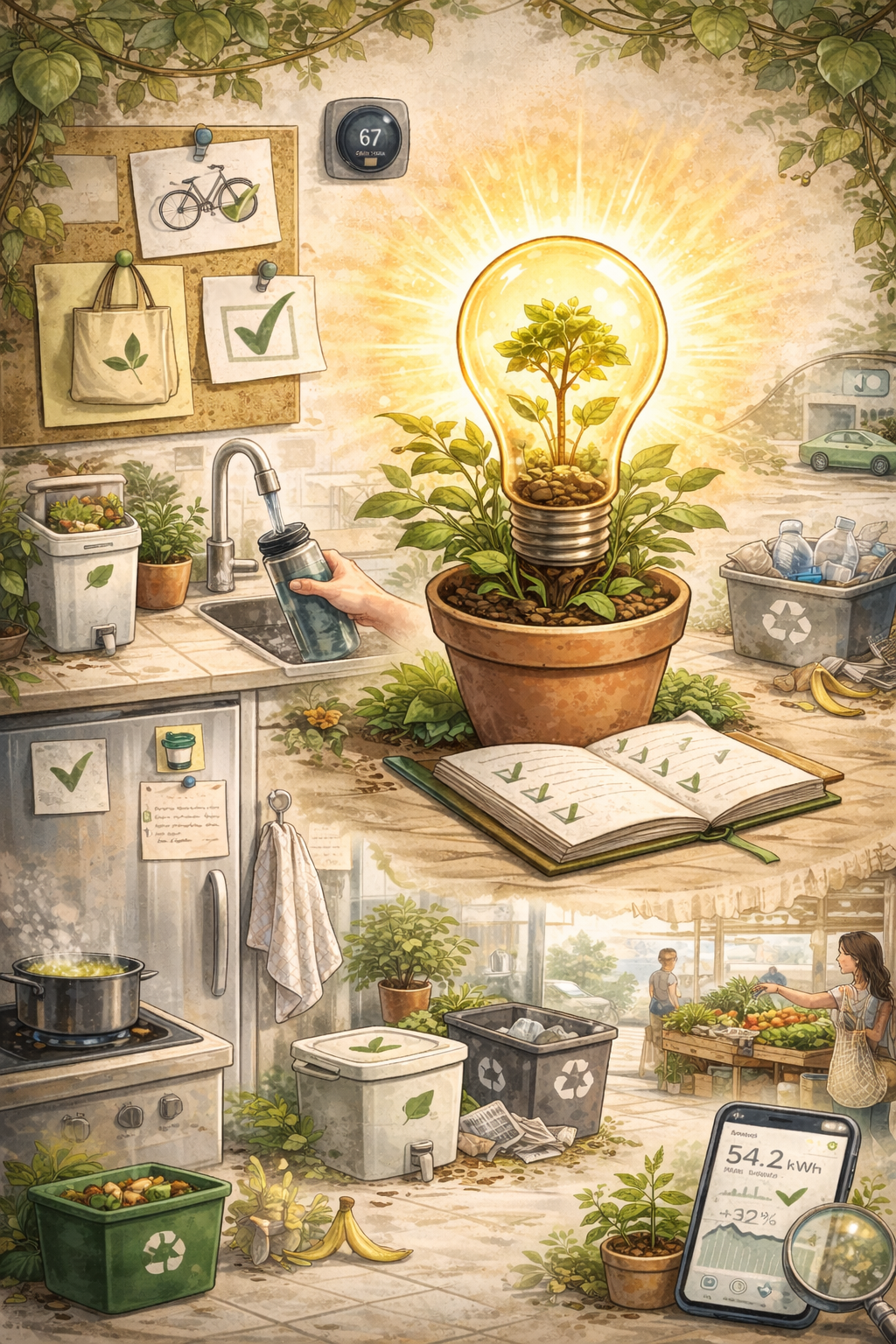 Eco-friendly habits and sustainable living