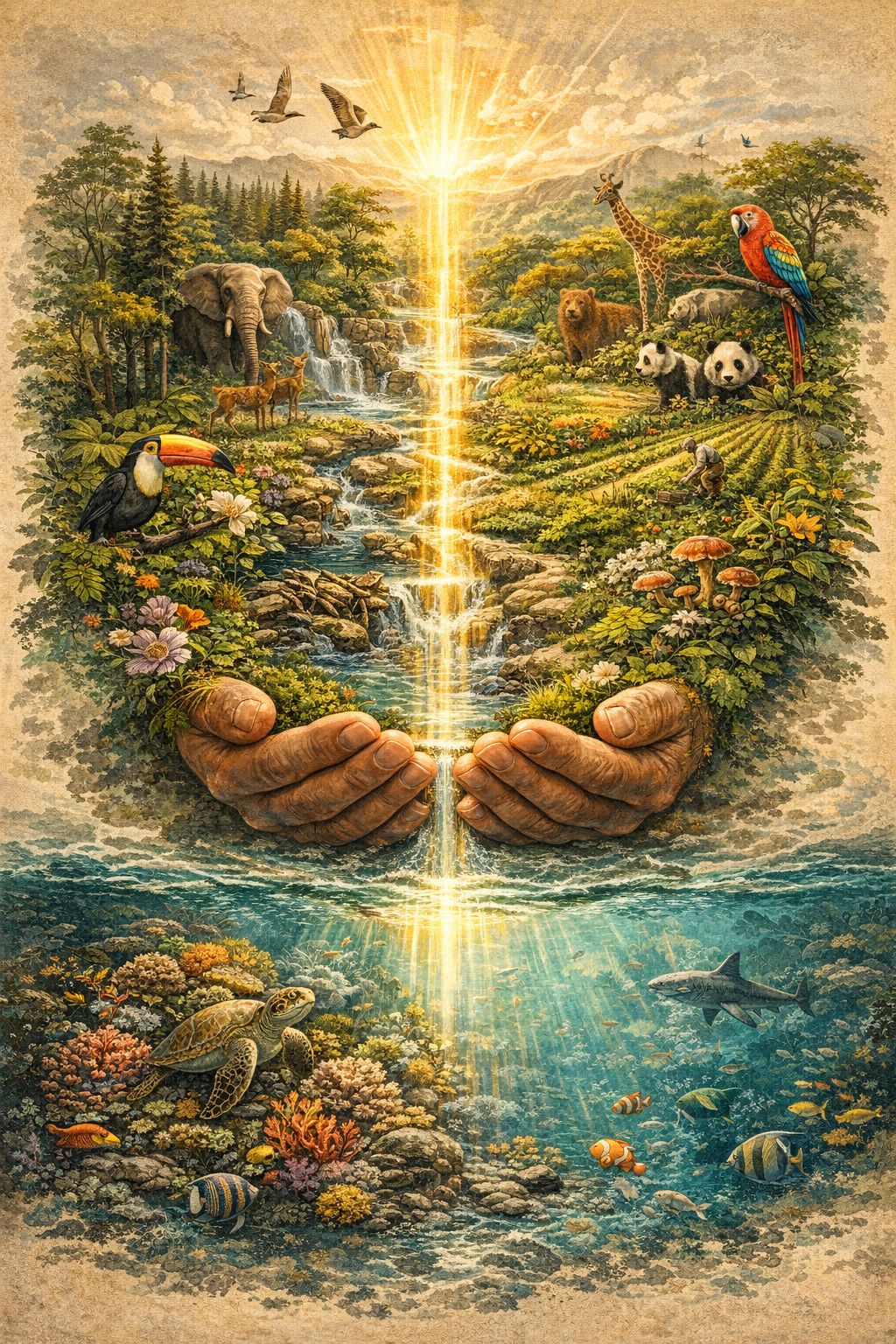 Celebrating ecosystems through golden light