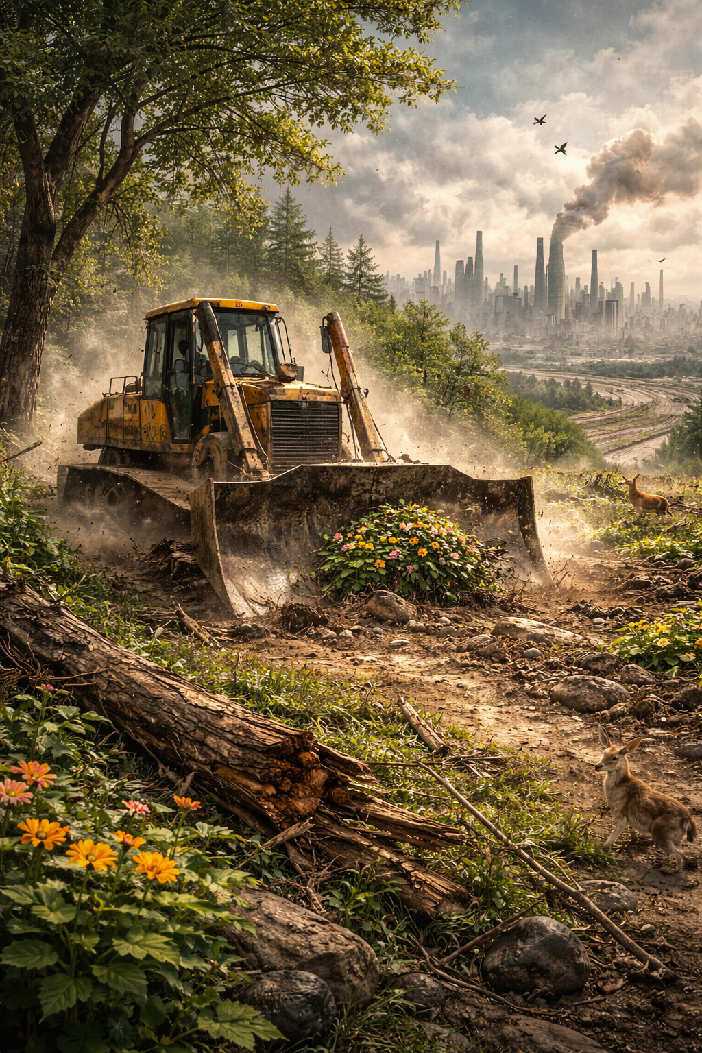 Destruction of nature and progress