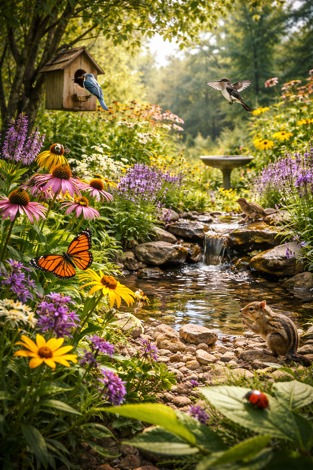Wildlife paradise in full bloom