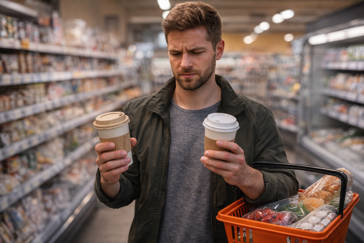 Choosing between eco-friendly and disposable cups