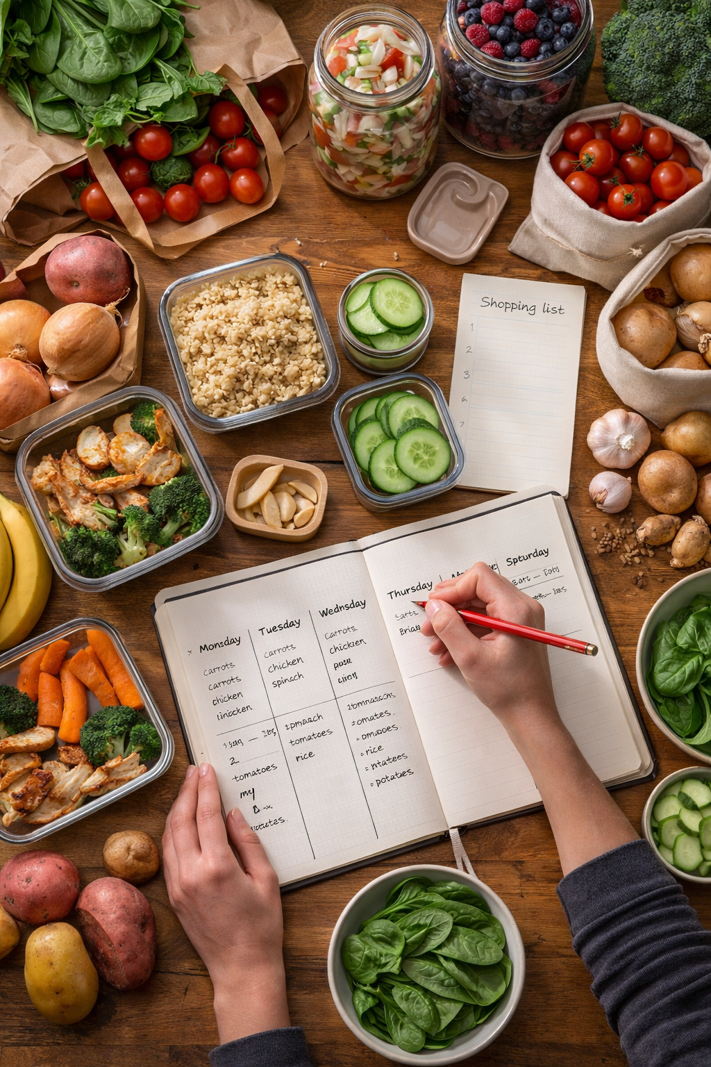 Meal planning for the week